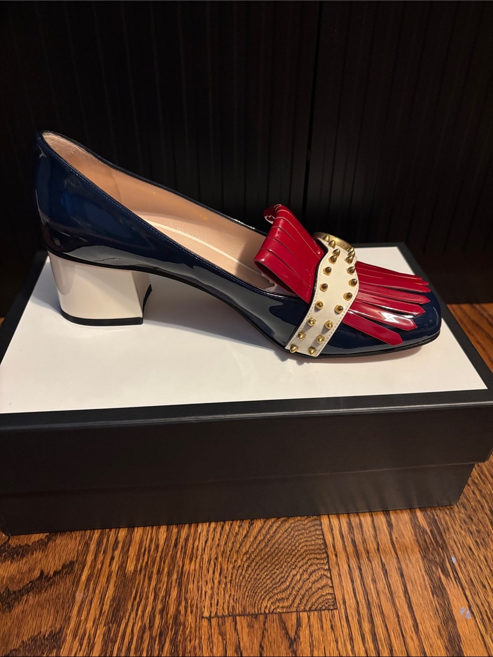 Women's GUCCI loafers Size 40.5 size 10.5 - Picture 6 of 14